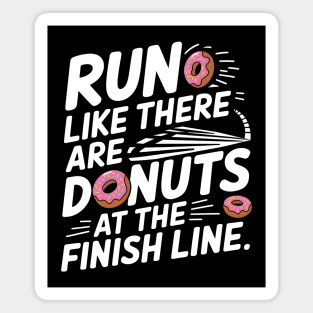 Run For Donuts Magnet